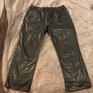 MOTHER Denim Vegan Leather Pants